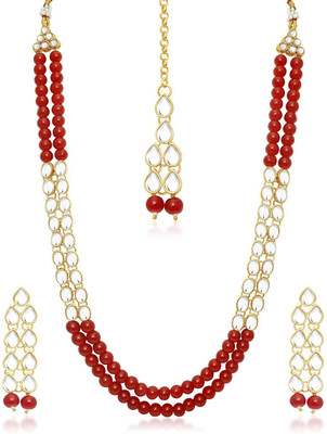 

Trushi Alloy Jewel Set(Red)