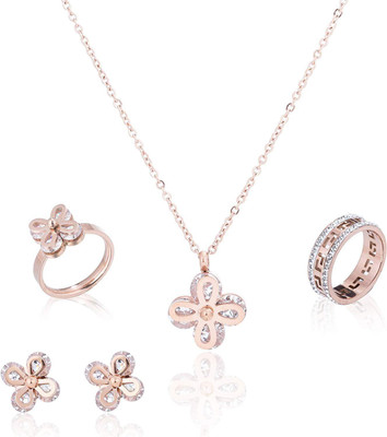

saphira Stainless Steel Jewel Set(Multicolor)