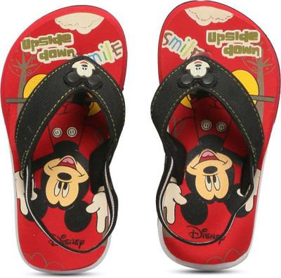 

Disney Boys & Girls Slip On Slipper Flip Flop(Red, Red;pink