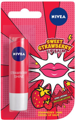 

Nivea Sweet Lip Balm Strawberry(Pack of: 1, 4.8 g)