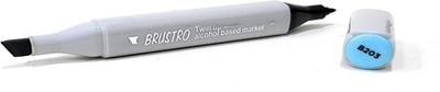 

Brustro Twin Tip Alcohol Based Marker(Set of 1, Blue (Pastel Blue))