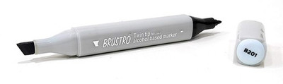 

Brustro Twin Tip Alcohol Based Marker(Set of 1, Blue (Mint Blue))