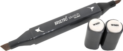 

Brustro Artists' Sketch Marker(Set of 1, Warm Grey 1)