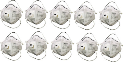 

3S 3M 9004V White Pollution Mask and Respirator (Set of 10) Mask