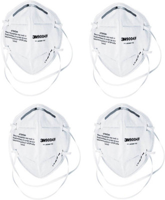 

3S 3M 9004IN White Pollution Mask and Respirator (Set of 4) Mask