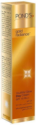 

Ponds Gold Radiance Youthful Glow Day Cream SPF15 PA++ 50gm(50 g)