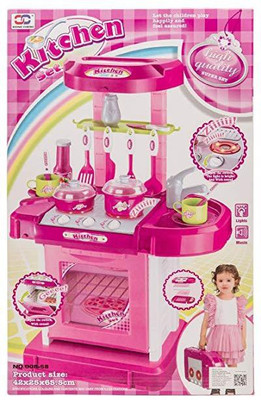

CRAZY TOYS CRAZY Kids Luxury Battery Operated Kitchen Super Set Toy With-Light-And-Sound…