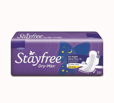 

stayfree dry max xl night Sanitary Pad(Pack of 28)