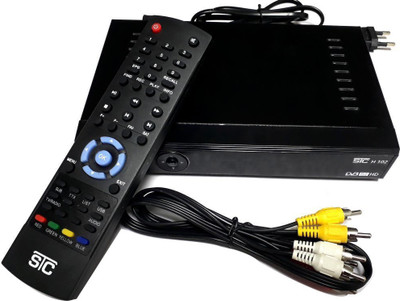 

STC H-102 Free To Air Satellite Receiver HD Unlimited Recording Set Top Box (USB Port + HDMI Port)No Monthly Recharge Plug and Play Satellite Radio