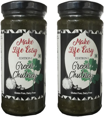 

Make Life Easy Green Chutney 250 Pack of 2 Sauce(500 g)