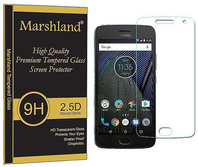 MARSHLAND Tempered Glass Guard for Motorola Moto G5 Plus, 2.5d Anti Scratch with Oleo Fobic Coating, Transparent(Pack of 1)