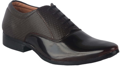 

Kenifa.. Kenifa Brown formal Shoes Oxford For Men(Brown, Black