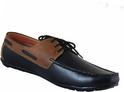 

SAM-ERA Boat Shoes For Men(Black, Tan