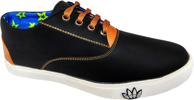 D&T STYLISH GENUINE - 0013 Sneakers For Men(Black