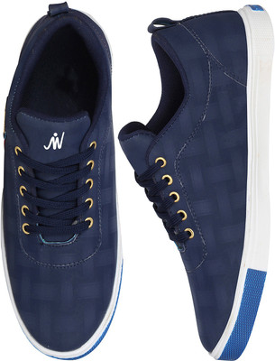

MOU Zar Check Sneakers Sneakers For Men(Blue, Navy