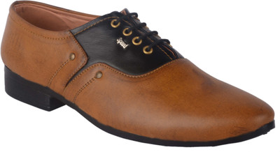 

Kenifa.. Kenifa Tan formal Shoes Lace Up For Men(Tan, Brown, Black
