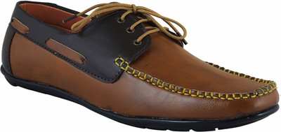 

SAM-ERA Boat Shoes For Men(Tan, Black