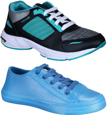 

Pexlo Combo Pack of 2 Casual & Sports Shoes (Running Shoes) Casuals For Men(Blue, Black