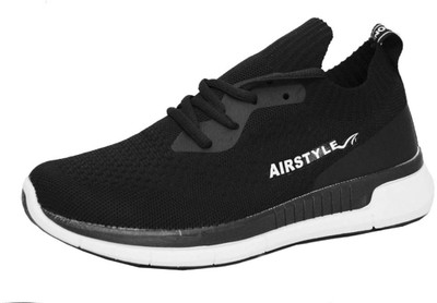 

Air Style 8887 Black Walking Shoes For Men(Black