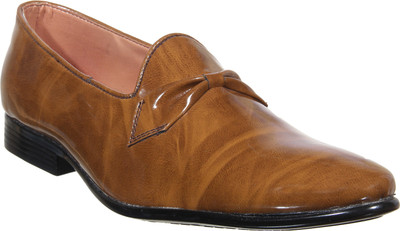 

XE Looks XE Looks Stylish Patent Leather Formal Shoes For Men Slip On For Men(Brown, Tan