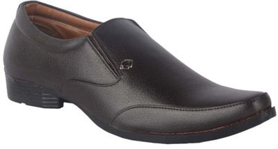 

Kenifa.. Kenifa Brown formal Shoes Slip On For Men(Black