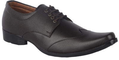 

Kenifa.. Kenifa Brown formal Shoes Derby For Men(Brown, Black