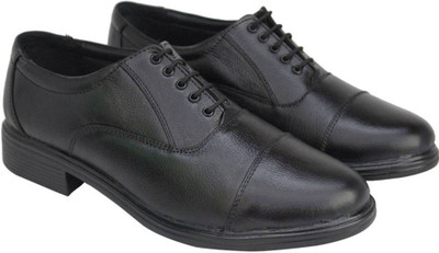 

Crostail Premium Quality Genuine Leather Oxford Shoes for Men Oxford For Men(Black