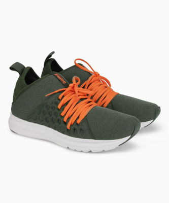 

Puma Enzo NF Mid Training & Gym Shoe For Men(Olive, Orange, Forest night-firecracker