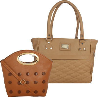 

Element Cart Women Casual, Evening/Party Brown PU Sling Bag