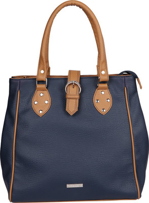 

osaiz Women Casual Blue, Beige PU Hand-held Bag, Beige;blue