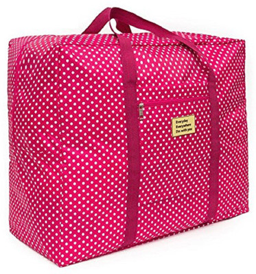

Lemish Foldable Travel Bag Waterproof Travel Duffel Bag Large Capacity Carry on Bag Small Travel Bag(Pink)