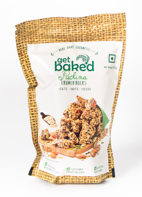 

Get Baked Pudina Crunch Rocks Oat Granola Healthy Snack, 50gms(50 g)
