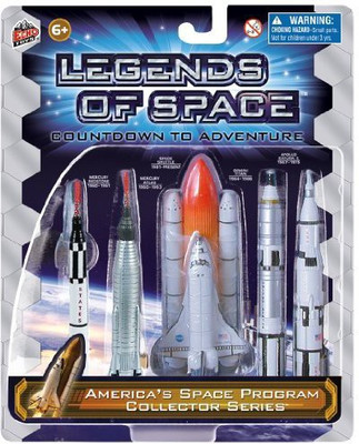 

Echo Toys Legends of Space - America's Space Program Collector's Series - 5-Piece Replica Spaceship Rocket Set(Multicolor)