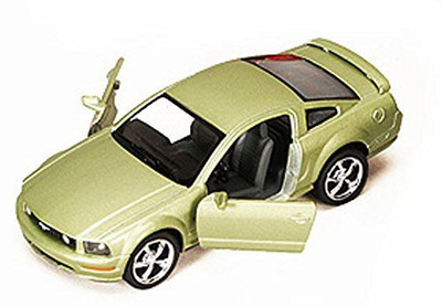 

Kinsmart 2006 Ford Mustang GT, Green - 5091D - 1/38 scale Diecast Model Toy Car(Multicolor)