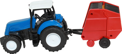 

New-Ray Die Cast Tractor W/ Trailer (1:32) Scale(Purple)