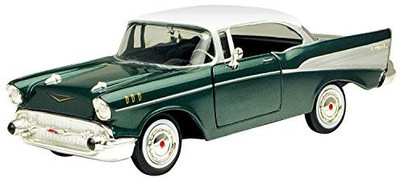 

Motormax 1:24 Die-Cast 1957 Chevy Bel Air - Green(Multicolor)