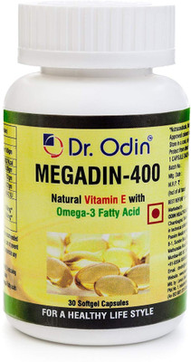 

Dr. Odin Megadin Energy Booster & Anti Depressant Complete Multi Vitamin With Omega Omega 3 Fatty Acid For Men And For Women 30 Softgel Capsules By Dr Odin(30 No)