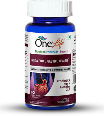 

OneLife Probiotic Digestive Health for Immunity and digestion - PROBIOTIC(60)