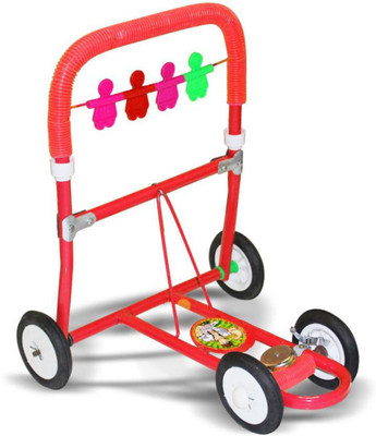 

MOFKOF Musical Activity Walker With Parent Rod(Red)