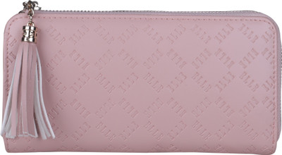 

ELLE Women Casual Pink Artificial Leather Wallet(8 Card Slots)