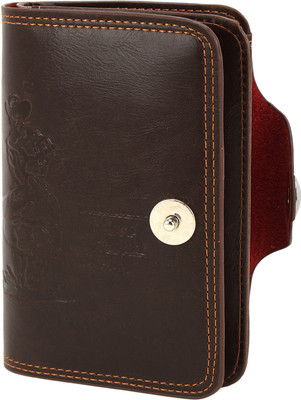 

BumBart Collection Men Casual Brown Artificial Leather Card Holder(14 Card Slots)