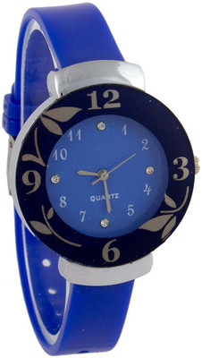 

vk sales Blue Designed Dial Watch - For Girls