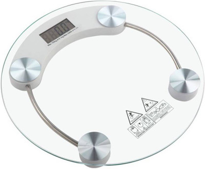 

GADGET TREE Round Thick Tempered Glass 8mm Electronic Digital Personal Bathroom Health Body Weight Weighing Scale (White) Weighing Scale (Transparent) Weighing Scale(TRANSPARENT)