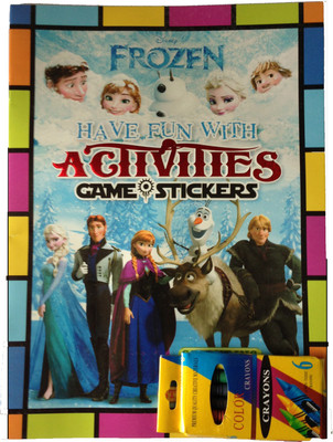 

Funcart FROZEN COLORING BOOK WITH CRAYONS