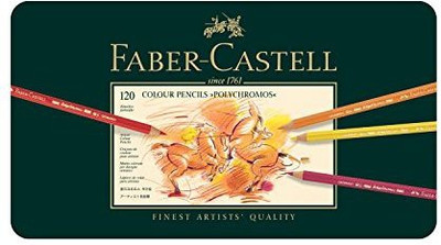 

Faber-Castell Polychromos Color Pencil Set - Tin of 120