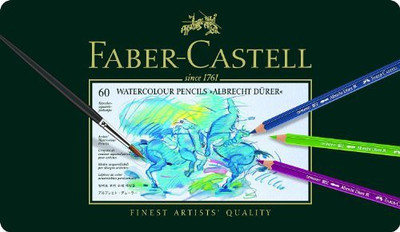 

Faber-Castell Albrecht Durer Watercolor Pencil Tin, Set of 60 Colors (FC117560)