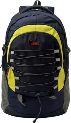 

F Gear Elixer Navy Blue Diamond 45.0 L Laptop Backpack(Blue, Yellow), Navy blue;yellow