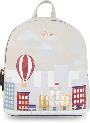 

Lavie Grey Medium Backpacks 2.5 L Backpack(Beige)