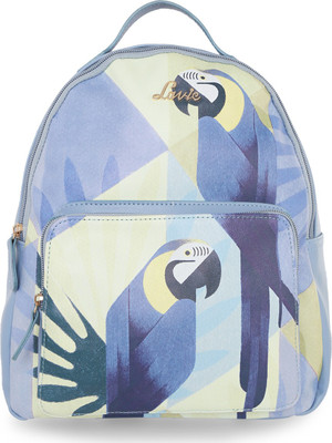 Lavie Blue Medium Backpacks 2.5 L Backpack(Blue, Yellow)