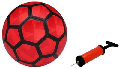 

Aristo Mercury Red Football with Inflating Air Pump Football - Size: (Pack of 2, Multicolor
